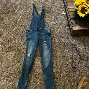 Tinseltown size small overalls distressed never worn